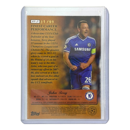 TOPPS サッカーカード FINEST JOHN TERRY CHELSEA 31/99 #97F-JT 中古 IT1