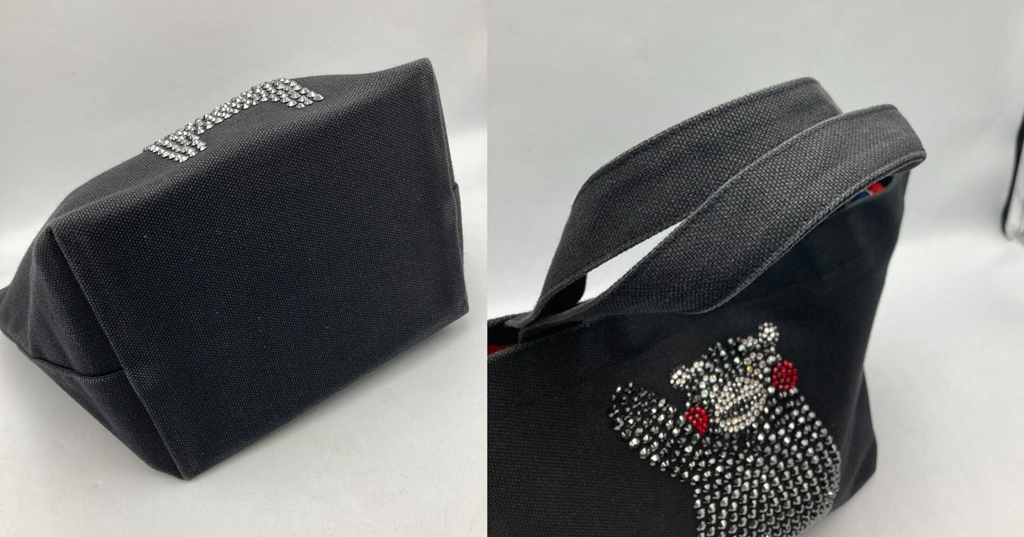 gingam ギンガム ラインストーン ミニトート くまモン 中古 D4