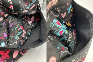 LESPORTSAC レスポートサック ポップ柄 2WAY ボストン ショルダーバッグ 中古 D4