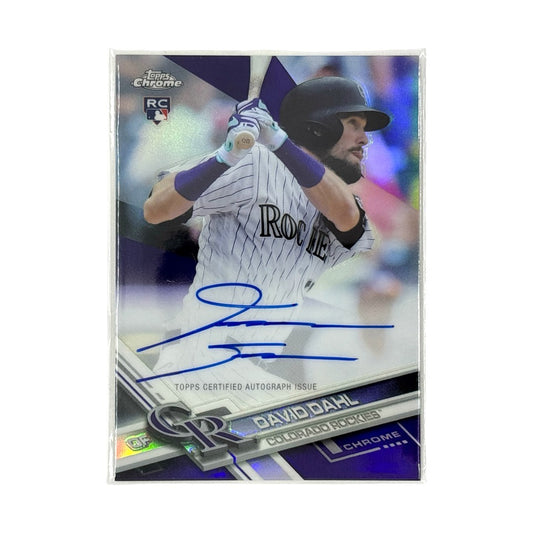 TOPPS MLBカード CHROME DAVID DAHL COLORADO ROCKIES 143/250 #RA-DD 中古 IT1