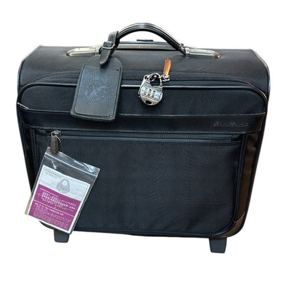 EDDIE BAURE エディーバウアー キャリーバッグ キャリーケース メンズ レディース ブラック 2輪 中古 W４