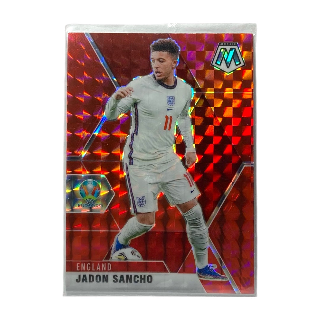 PANINI サッカーカード MOSAIC UEFA EURO PRIZM JADON SANCHO ENGLAND #110 中古 IT2