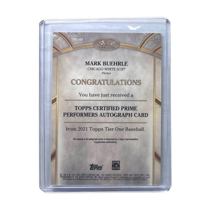 TOPPS MLBカード TIER 1 MARK BUEHRLE CHICAGO WHITE SOX /25 #PPA-MB 中古 IT2