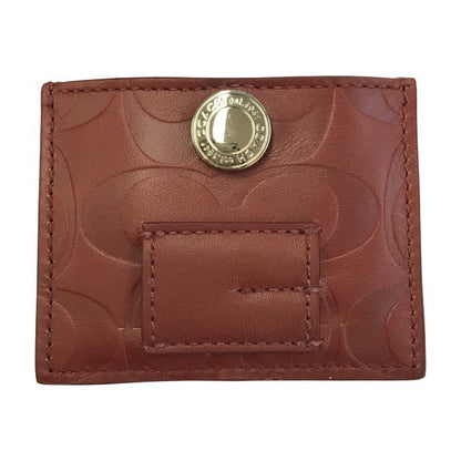 COACH コーチ ゴルフボール/ティーケース セット レザー エンボス ポーチ マーカー フォーク 中古 T1