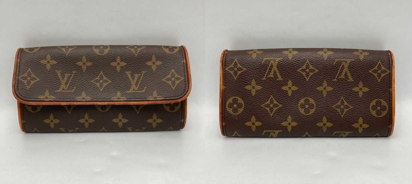 LOUIS VUITTON ルイヴィトン モノグラム ポシェットツイン PM ショルダーバッグ M51854 中古 D4