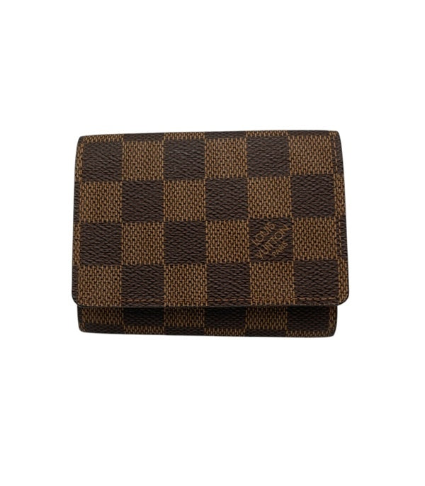 LOUIS VUITTON ルイヴィトン ダミエ アンヴェロップ カルト ドゥ ヴィジット 名刺入れ/カードケース N62920 中古 D4