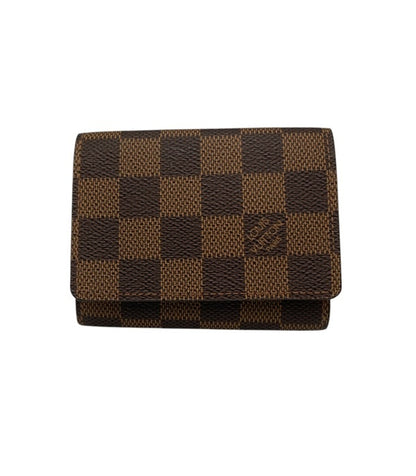 LOUIS VUITTON ルイヴィトン ダミエ アンヴェロップ カルト ドゥ ヴィジット 名刺入れ/カードケース N62920 中古 D4