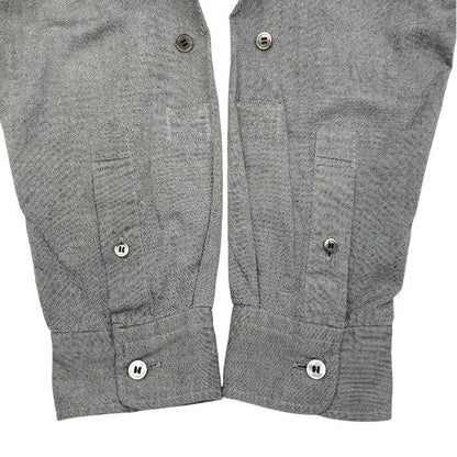 COMME des GARCONS コムデギャルソン GANRYU ガンリュウ シャツ メンズ 長袖 カジュアル プリント Mサイズ グレー ED-B003 トップス 秋 春 中古 W1