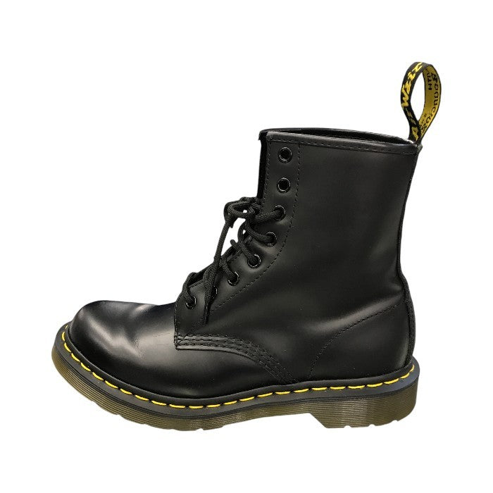 Dr.Martens ドクターマーチン 8ホールブーツ レディース レザー レースアップ 定番 ブラック UK6(25cm) 11821 中古 T1