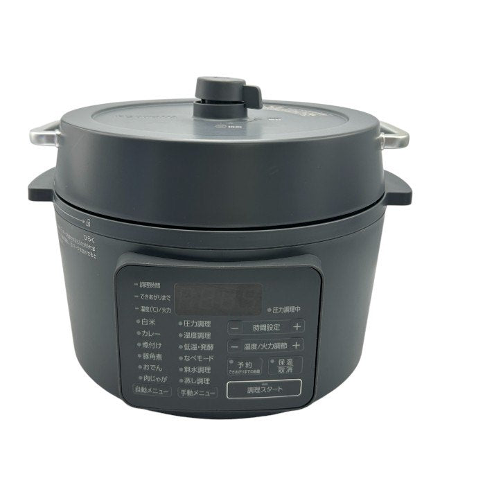 未使用品 アイリスオーヤマ 電気圧力鍋 3.0L PC-MB3-H MIDDLE GRAY IRIS OHYAMA キッチン家電 調理器具 中古 W４