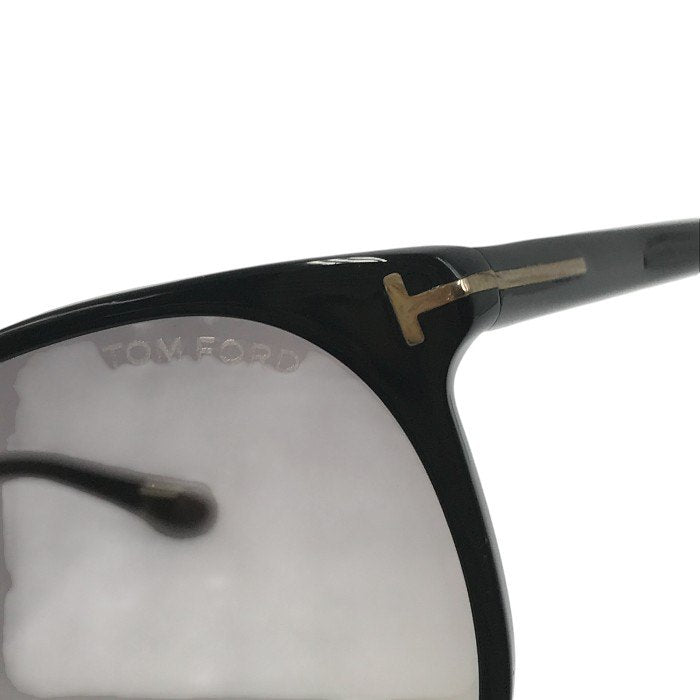 TOM FORD トムフォード Ansel サングラス メンズ ボストン アジアンフィット フルリム ブラック TF858 01C 中古 T1