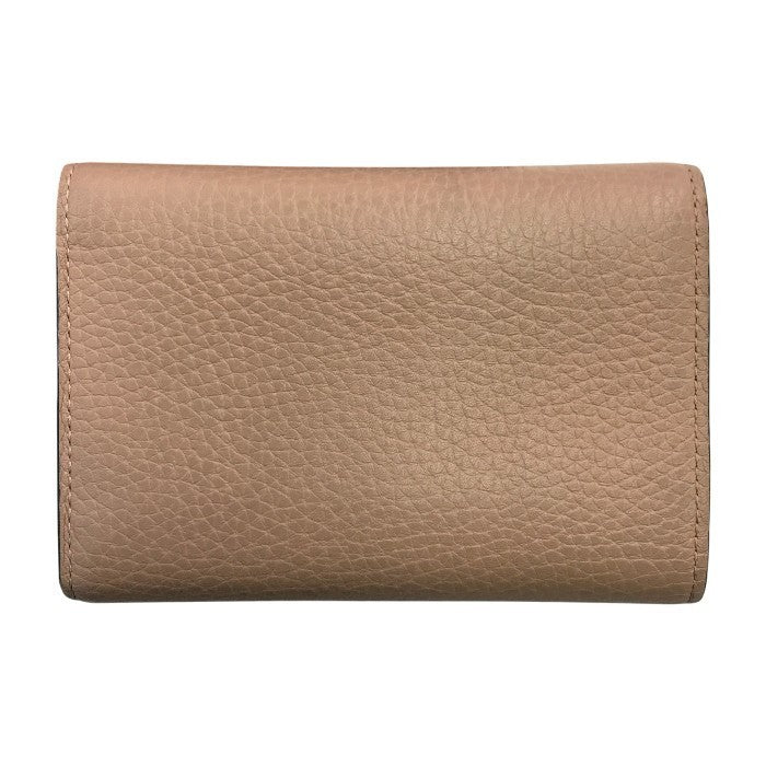 LOUIS VUITTON ルイヴィトン ポルトフォイユカプシーヌ コンパクト 財布 レディース 三つ折り ロゴ マグノリア M62156 中古 T1