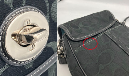 COACH コーチ シグネチャー ミニショルダーバッグ 42433 中古 D4
