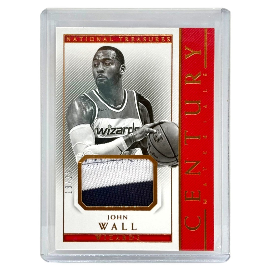 PANINI NBAカード NATIONAL TREASURES JOHN WALL WIZARDS /25 #CTM-43 中古 IT1