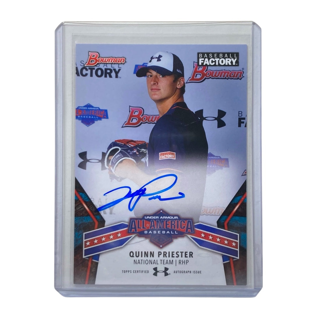 TOPPS MLBカード BOWMAN UNDER ARMOUR ALL AMERICA QUINN PRIESTER #UAN-14 中古 IT2