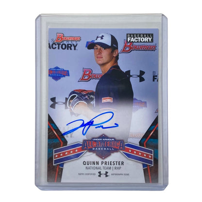 TOPPS MLBカード BOWMAN UNDER ARMOUR ALL AMERICA QUINN PRIESTER #UAN-14 中古 IT2