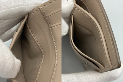 MARC JACOBS マークジェイコブス ザ レザー カバード Jマーク トライフォールド ウォレット 三つ折り財布 中古 D4