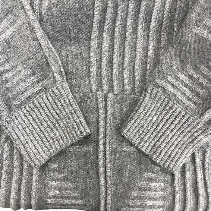 EMPORIO ARMANI エンポリオアルマーニ プルオーバーパーカー メンズ ウール フード グレー Sサイズ 中古 N1