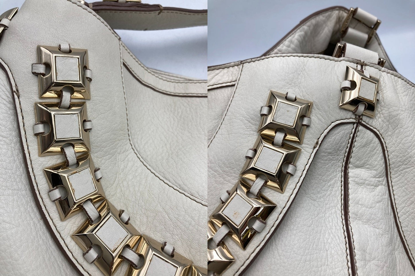 ANYA HINDMARCH アニヤ・ハインドマーチ クーパー ホーボー ハンドバッグ/ワンショルダーバッグ 中古 D4