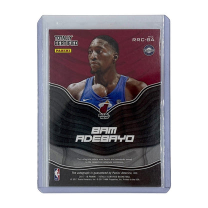 PANINI NBAカード TOTALLY CERTIFIED BAM ADEBAYO MIAMI HEAT #RRC-BA 中古 IT1