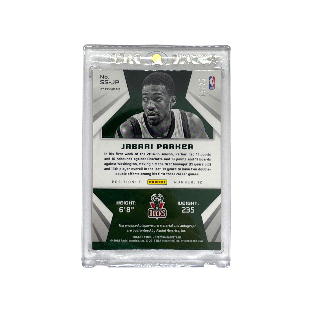 PANINI NBAカード SPECTRA PRIZM ORANGE JABARI PARKER 14/25 #SS-JP 中古 IT1