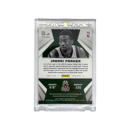 PANINI NBAカード SPECTRA PRIZM ORANGE JABARI PARKER 14/25 #SS-JP 中古 IT1