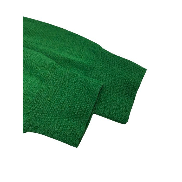 Drumohr ドモルア ニットトップス メンズ 秋冬 ラナメリノウール100％ グリーン Mサイズ 中古 M1