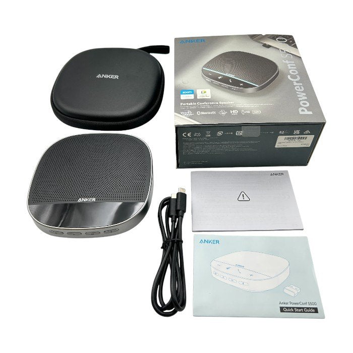 Anker アンカー Power Conf S500 ポータブル 会議用 スピーカー A3305 家電 PCアクセサリー オーディオ Bluetooth 中古 W４