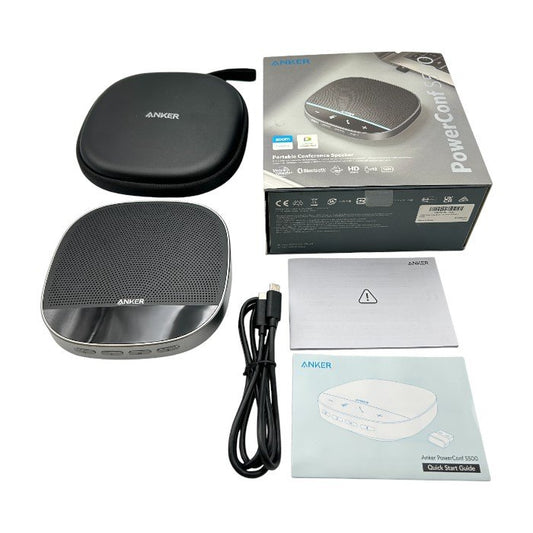 Anker アンカー Power Conf S500 ポータブル 会議用 スピーカー A3305 家電 PCアクセサリー オーディオ Bluetooth 中古 W４
