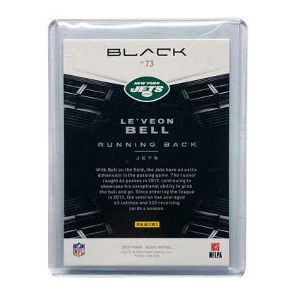 PANINI NFLカード BLACK LE'VEON BELL JETS 21/25 #73 中古 IT2