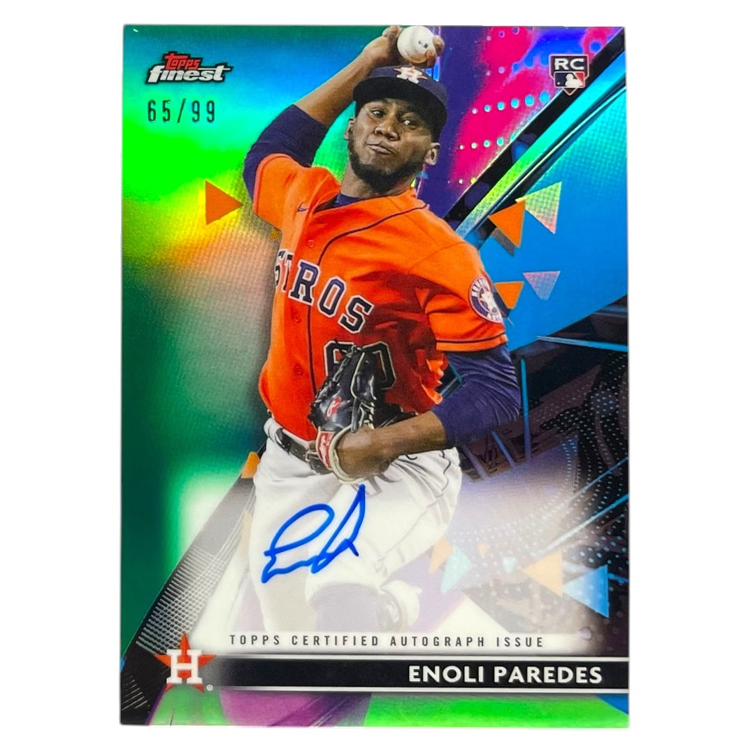 TOPPS MLBカード FINEST ENOLI PAREDES HOUSTON ASTROS /99 #FA-EP 中古 IT2