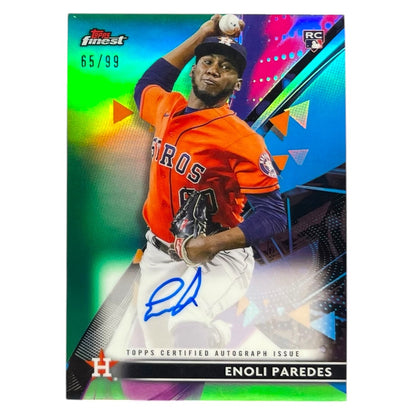 TOPPS MLBカード FINEST ENOLI PAREDES HOUSTON ASTROS /99 #FA-EP 中古 IT2