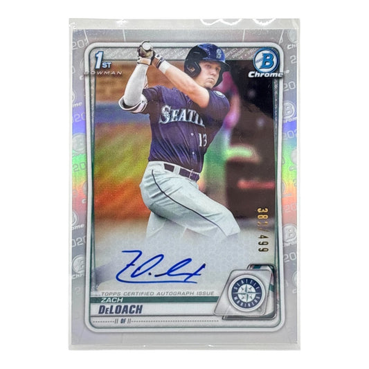 TOPPS MLBカード BOWMAN CHROME 1ST ZACH DELOACH SEATTLE MARINERS /499 #CDA-ZD 中古 IT1