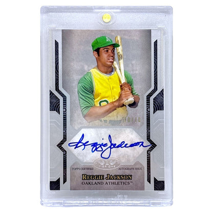 TOPPS MLBカード TIER ONE REGGIE JACKSON OAKLAND ATHLETICS /10 #NLA-RJA 中古 IT1