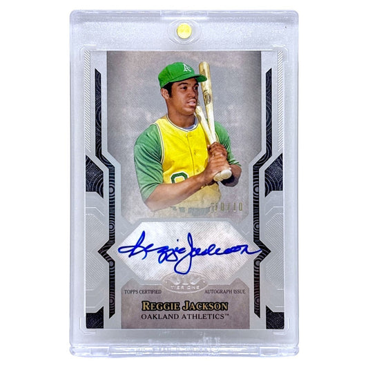 TOPPS MLBカード TIER ONE REGGIE JACKSON OAKLAND ATHLETICS /10 #NLA-RJA 中古 IT1