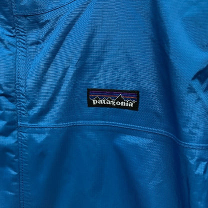 patagonia パタゴニア トレントシェル ジャケット メンズ マウンテンパーカ 防水性 透湿性 ブルー Mサイズ 83800FA12 中古 M1