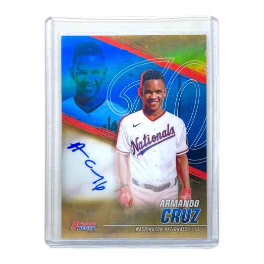 TOPPS MLBカード BOWMAN'S BEST ARMANDO CRUZ NATIONALS 19/50 #B21-AC 中古 IT2