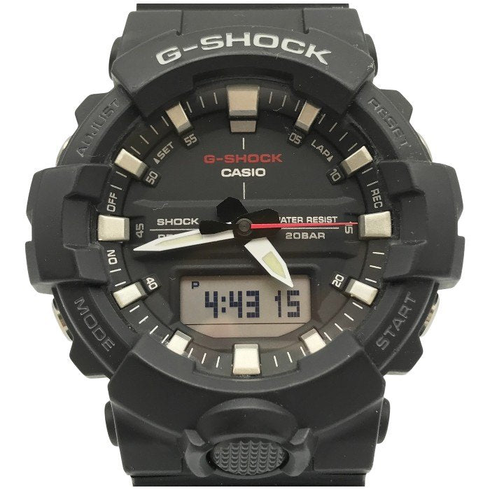 CASIO G-SHOCK 腕時計 メンズ アナログ/デジタル クォーツ 定番モデル シンプル ブラック GA-800-1AJF 中古 T1