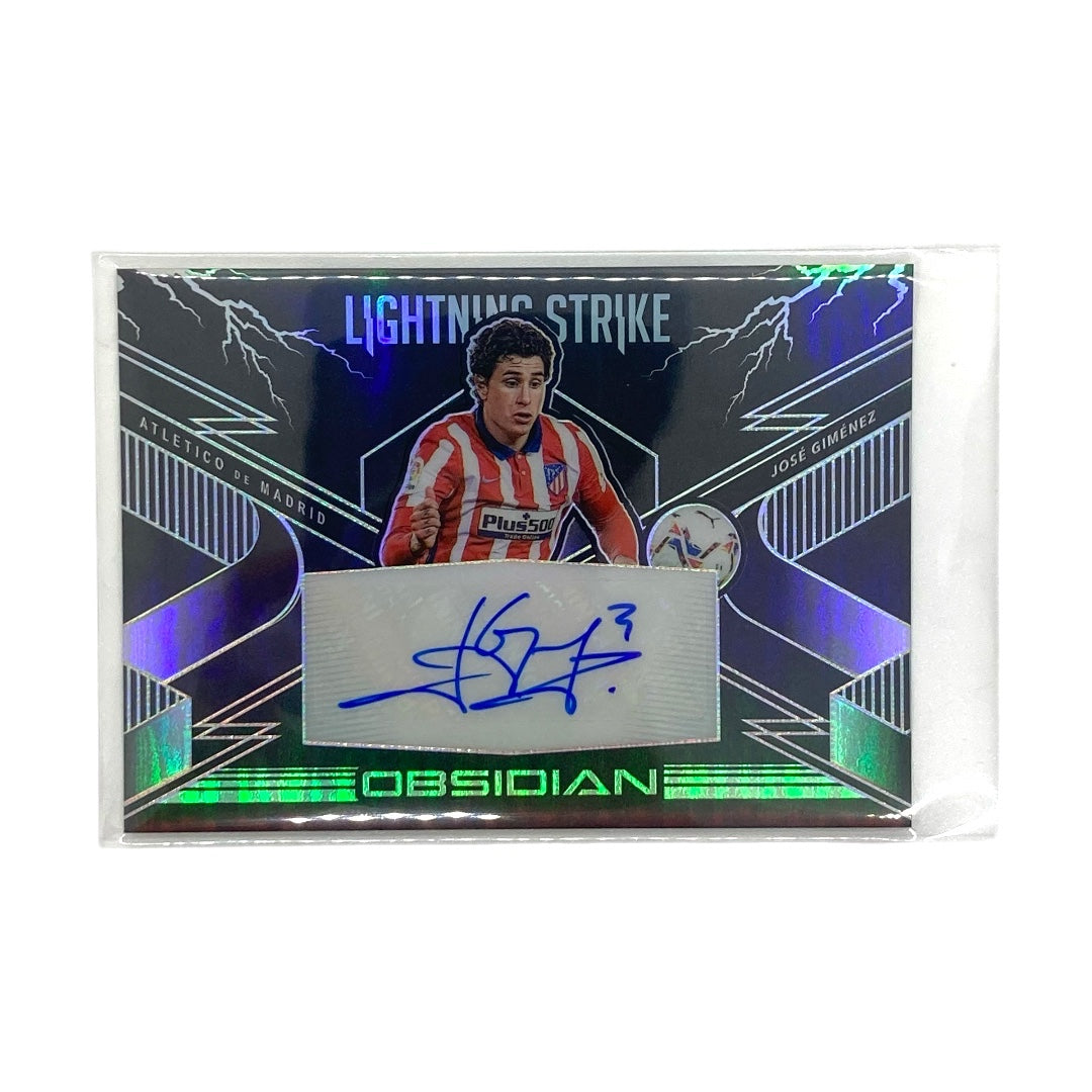 PANINI サッカーカード OBSIDIAN JOSE GIMENEZ ATLETICO MADRID 19/20 #LS-JG 中古 IT1