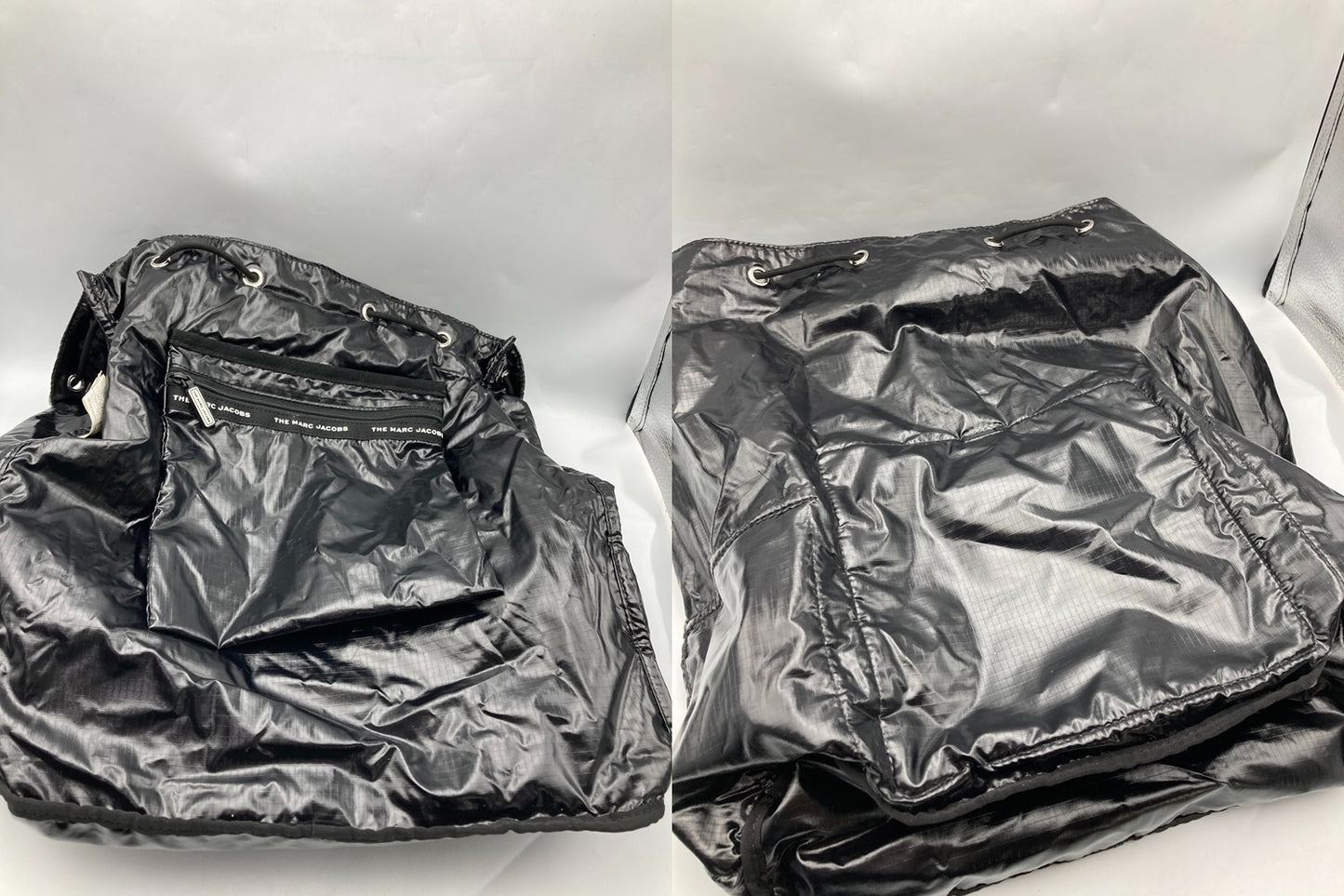 MARC JACOBS マークジェイコブス ザ リップストップ バックパック リュックサック ブラック 中古 D4