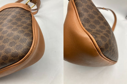 CELINE セリーヌ マカダム ショルダーバッグ 中古 D4