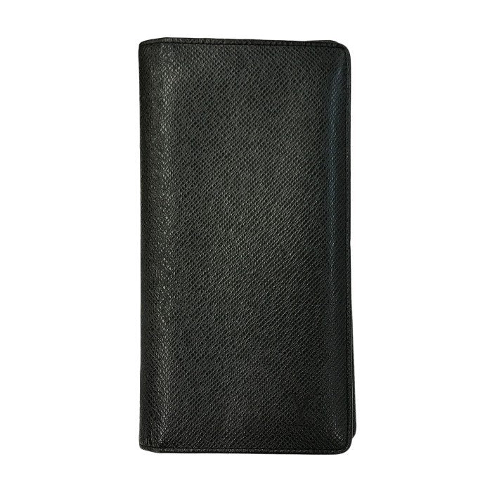 LOUIS VUITTON ルイヴィトン タイガ ポルトフォイユ・ブラザ 長財布 メンズ 2つ折り 旧型 小銭入れあり ブラック M30501 中古 T1