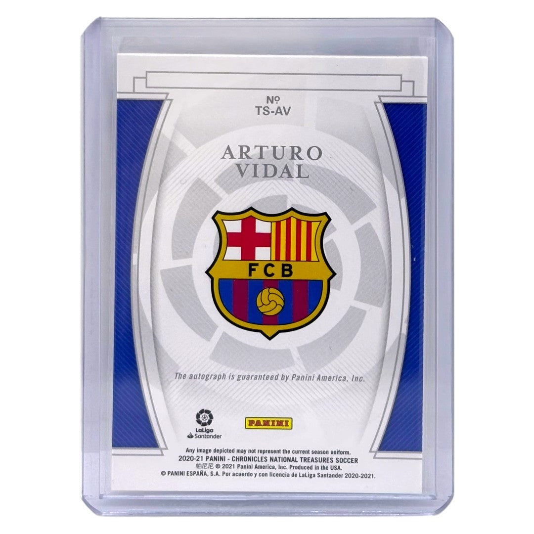 PANINI サッカーカード CHRONICLES NATIONAL TREASURES ARTURO VIDAL BARCELONA /500 #TS-AV 中古 IT1