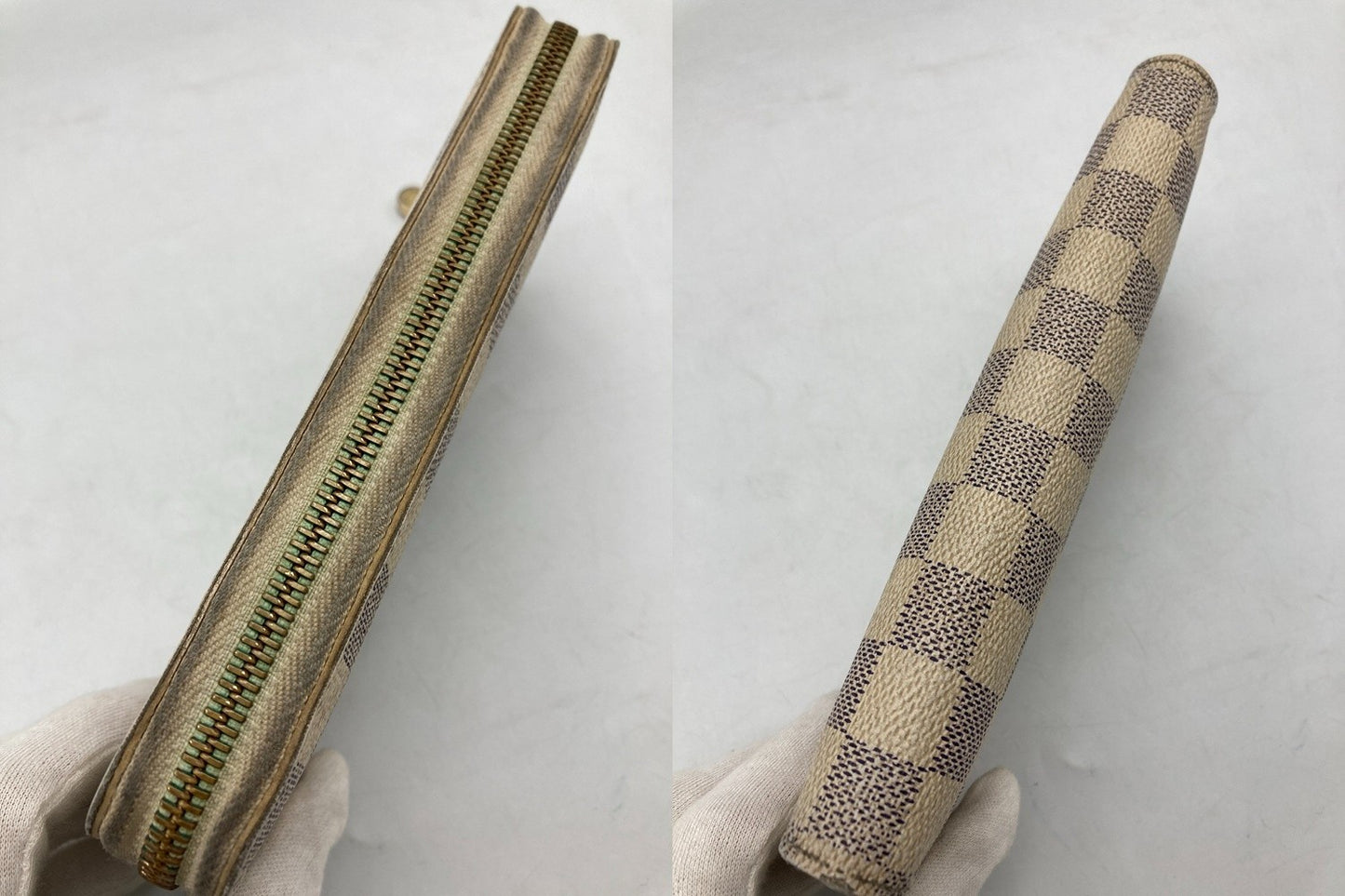 LOUIS VUITTON ルイヴィトン ジッピーウォレット ダミエアズール N41660 中古 D4