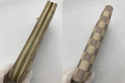 LOUIS VUITTON ルイヴィトン ジッピーウォレット ダミエアズール N41660 中古 D4
