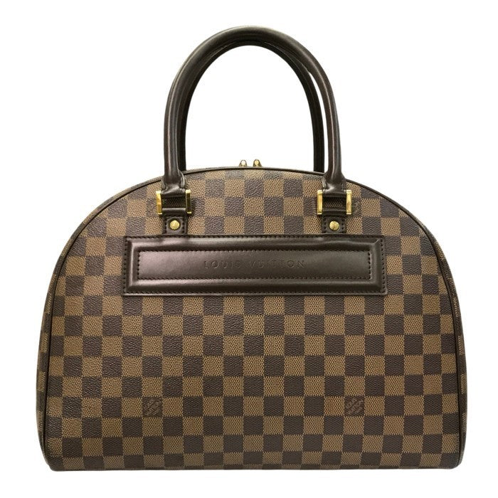 LOUIS VUITTON ルイヴィトン ダミエ エベヌ ノリータ ボストンバッグ ユニセックス ハンドバッグ 通勤 小旅行 ブラウン N41455 中古 T1