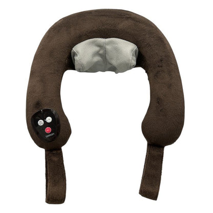 OMRON オムロン ネックマッサージャー ブラウン HM-141-BW 医療機器認証番号：226AABZX00086000 マッサージ機 家電 首 ヒーター機能 中古 W４