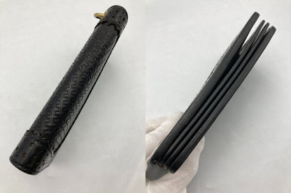 BACKDROP Leathers バックドロップレザーズ バスケットウォレット 中古 D4