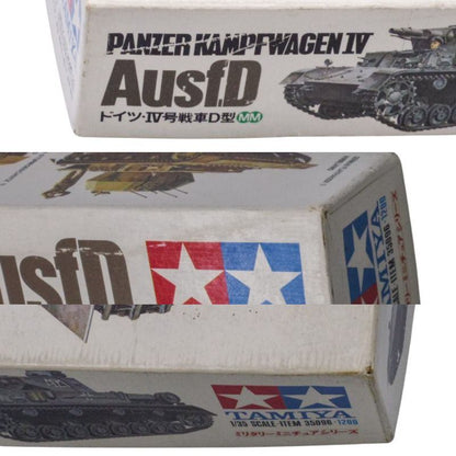 タミヤ 1/35 ミリタリーミニチュアシリーズ No.96 ドイツ陸軍 IV号戦車 D型 JANなし 35096 中古 a1