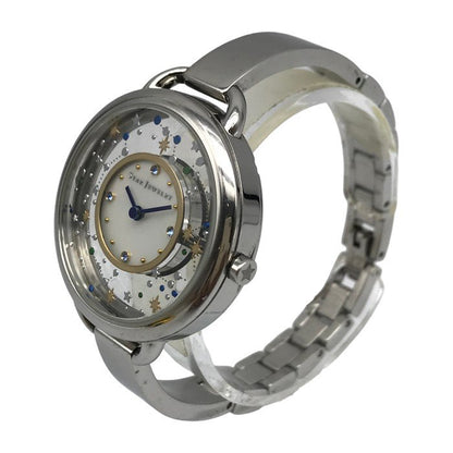 STAR JEWELRY スタージュエリー 腕時計 レディース アナログ クォーツ ラウンドフェイス 限定 星座 クリア シルバー/ホワイト 中古 T1